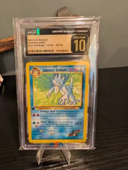 Pokemon - Sabrina's Golduck - Gym Challenge - 1st Edition - CGC Pristine 10 - Image 1