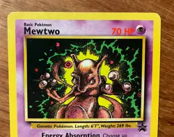 999 Pokemon TCG Mewtwo #14 Black Star Promo 14 — Pokemon Movie MP 🔮 - Image 2