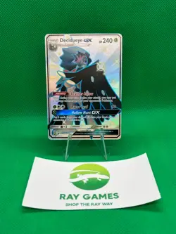 Pokemon TCG Decidueye GX SV47/SV94 Hidden Fates Shiny Vault Full Art Holo NM - Image 1
