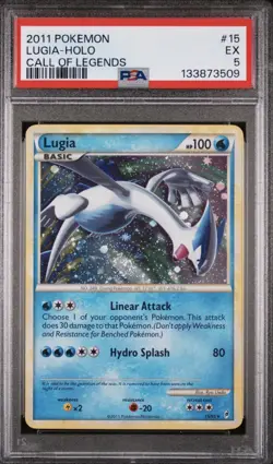 Pokemon TCG Lugia Call of Legends 15/95 Holo Rare PSA 5 EX 2011 Offers Accepted - Image 1