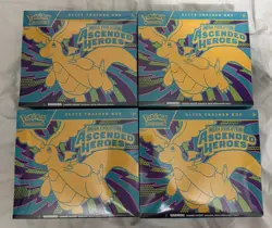 Lot Of 4Pokemon TCG Ascended Heroes Elite Trainer Box ETB New Sealed In Hand - Image 1