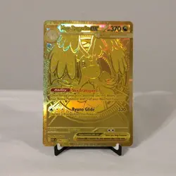 Pokemon Mega Dragonite EX Gold Full Art Holo Stage 2 Dragon 370HP 295/217 Card - Image 1