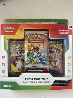 Pokemon TCG First Partner Illustration Collection Series 1 Box SEALED - Image 1
