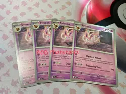 4x Sylveon - Pokemon S/V Shrouded Fable 022/064 TCG Playset - Image 1