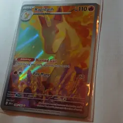 Pokemon TCG Rapidash Sv10: Destined Rivals 189/182 Illustration Rare Holo 110 HP - Image 1
