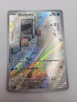 Pokemon TCG Slowpoke 204/198SV01 Scarlet & Violet Base Set Illustration NM - Image 1
