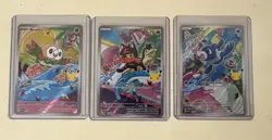 Pokemon TCG First Partner Illustration Collection Series 1 Alola GEN 7 Starters - Image 1