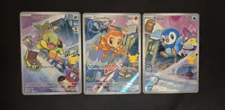 Pokemon First Partner-Turtwig 040, Chimchar 041, Piplup 042 Gen 4 Pack Fresh |1 - Image 1