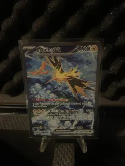 Pokemon Zapdos EX 202/165 Sir Scarlet and Violet 151 - Image 1