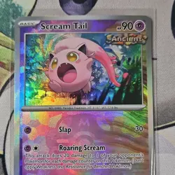 Pokemon Scream Tail Master Ball Pattern 042/131 Sv: Prismatic Evolutions Holo - Image 1