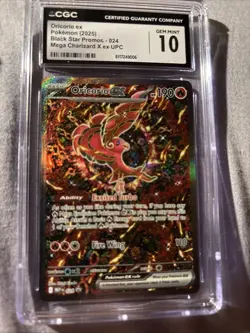POKEMON ORICORIO EX CGC 10 BLACK STAR PROMO 024 MEGA CHARIZARD X ex UPC - Image 1
