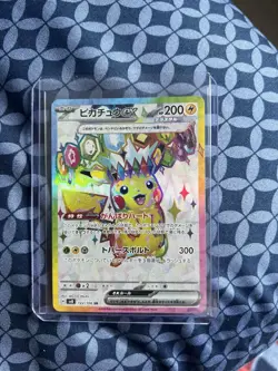 Pokemon Pikachu ex 122/106 Sv8 Super Electric Breaker Super Rare Holo Japanese - Image 1