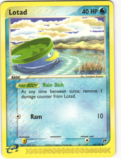 Lotad Common Pokemon TCG EX Sandstorm 66/100 - Image 1