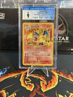 CGC 9 MINT Charizard 4/102 Pokemon Celebrations 25th Anniversary - Image 1