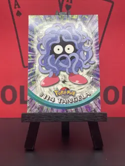 Tangela 114 Topps Series 2 2000 TV Animation Blue Logo Pokemon NM - Image 2
