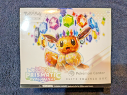 Scarlet Violet Prismatic Evolutions Pokemon Center PC ETB Elite Trainer Box - Image 1
