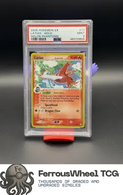 Latias-Holo #11 - 2006 Pokemon Ex Holon Phantoms - PSA 9 - Image 1