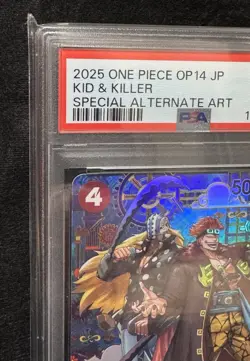PSA10 Kid & Killer OP14-003 Special Alternate Art One Piece Card Japanese - Image 3