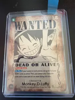 Monkey.D.Luffy (118) (Wanted Poster) OP13-118 Carrying On His Will Foil - Image 1