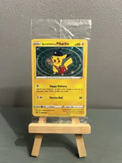 Special Delivery Pikachu Promo Sealed SWSH074 Pokemon Center - Image 1