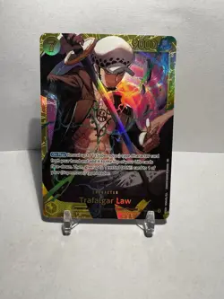 Trafalgar Law Secret Rare SEC - One Piece English OP10-119 (Reprint) NM - Image 1