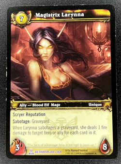 World of Warcraft TCG Betrayer 201/264 Magistrix Larynna - Image 1