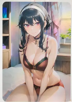 Goddess Story - Yor Forger Spy × Family Anime Waifu Doujin Holo Custom Card ACG - Image 1