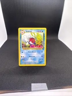 Seaking 60/130 Uncommon Base Set 2 Pokemon Card Lot of 2 MP - Image 4