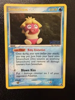 Smoochum 31/115 EX Unseen Forces Reverse Holo Rare Stamped Pokemon Card LP/MP - Image 1