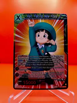 Dragon Ball Super CCG Pan Facing New Foes BT18-095 R Foil Anime Trading Card - Image 1