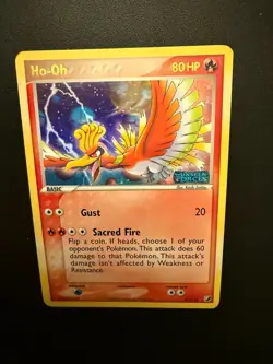 Pokemon Ho-Oh 27/115 Unseen Forces Reverse Holo Rare 80HP Basic Card English - Image 1