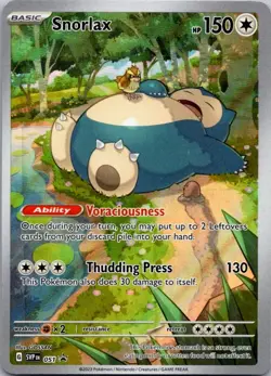 Snorlax Holofoil Promo SV: Scarlet & Violet Promo Cards 051 NM - Image 1