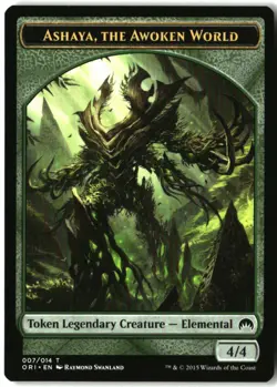 MTG Ashaya, the Awoken World Token T Magic Origins 7 LP - Image 1