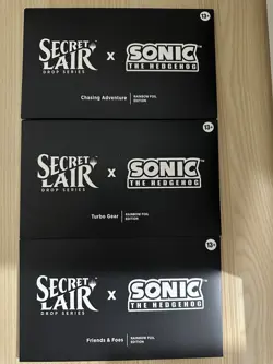 MtG Secret Lair x Super Sonic : Complete Set FOIL Bundle **IN HAND** Sealed - Image 1