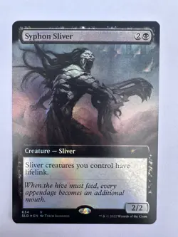 Syphon Sliver (Extended Art) - FOIL - Secret Lair - Near Mint - MTG - Image 1