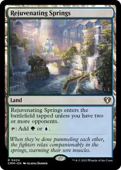 Rejuvenating Springs Commander Masters Regular Non-Foil NM Near Mint MTG Magic - Image 1