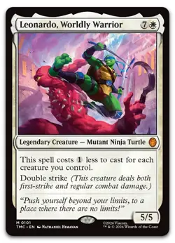 Leonardo, Worldly Warrior #101 (NM) TMC Magic MTG - Image 1