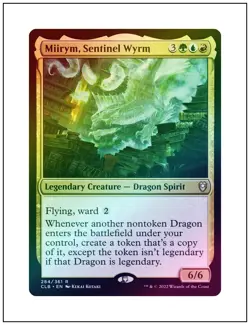 Miirym, Sentinel Wyrm, Foil, Commander Legends Baldur's Gate, Magic MTG NM - Image 1