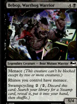 Teenage Mutant Ninja Turtles MTG Bebop, Warthog Warrior #C 0059 - Image 1