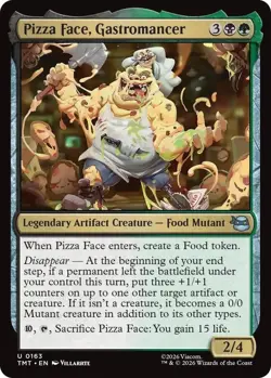 MtG Pizza Face, Gastromancer U 163 Teenage Mutant Ninja Turtles Regular Uncommon - Image 1
