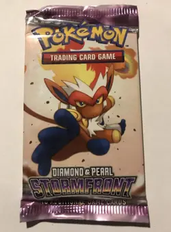 Stormfront New Sealed Booster Pack Infernape - Pokemon Diamond & Pearl TCG - Image 1