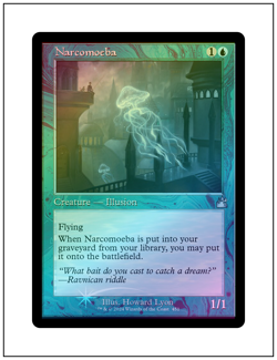 1x Narcomoeba, Retro Frame Foil, Magic the Gathering MTG NM - Image 1