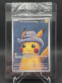 Pokemon Pikachu with Grey Felt Hat 085 Scarlet & Violet Promo !SEALED! - Image 1