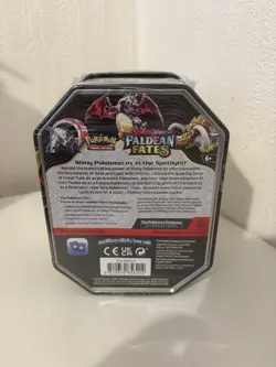 Pokemon TCG: Paldean Fates 4-Pack Tin - Iron Treads (Brand New/Sealed) - Image 2
