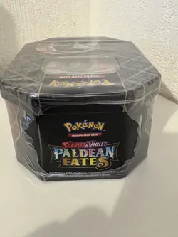 Pokemon TCG: Paldean Fates 4-Pack Tin - Iron Treads (Brand New/Sealed) - Image 3