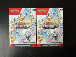 Pokemon TCG Prismatic Evolutions Booster Bundle NEW & SEALED x2 - Image 1