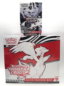 Pokemon White Flare Elite Trainer Box ETB and Booster Bundle Factory Sealed - Image 1