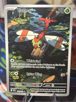 Pokemon 2025 SV Destined Rivals Yanma 183/182 Illustration Rare Near Mint - Image 1