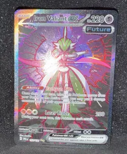 Pokemon Iron Valiant EX Sir #157/131 Prismatic Evolutions SV NM - Image 1