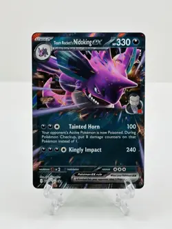 🔥Pokemon TCG-Team Rocket's Nidoking ex-217-Scarlet & Violet Promo-Holo-M/NM!🔥 - Image 1